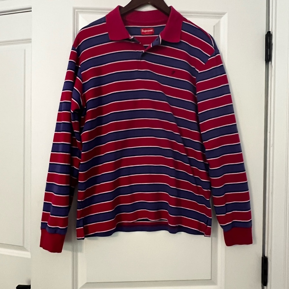 Supreme collared shirt size mens small/womens large